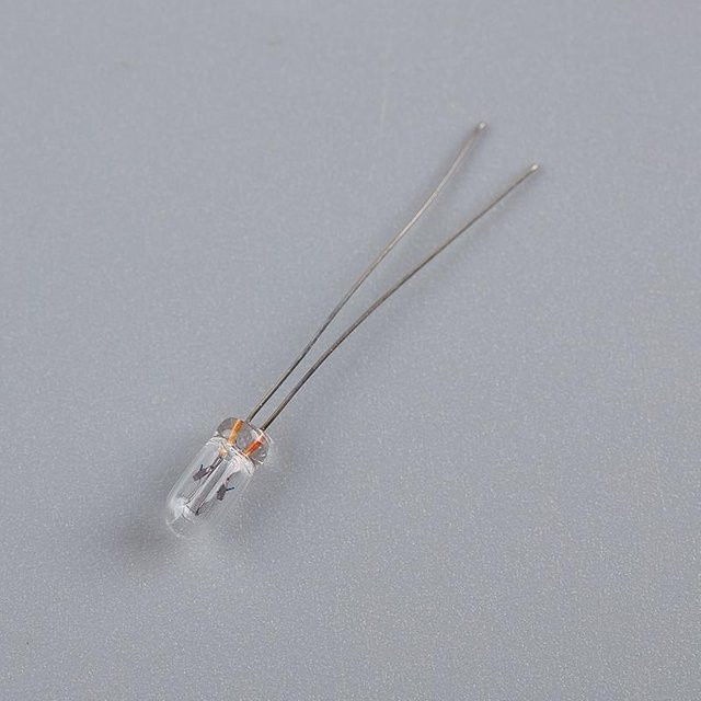 10 Stück Mini Edison Glühbirnen mit sichtbarem LED-Filament, E10 Fassung, transparent, 3V - Bild 1