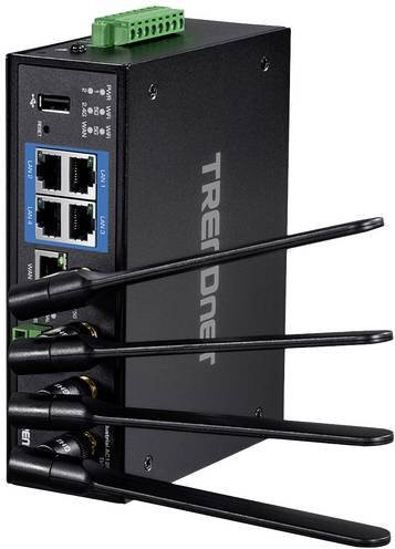 TrendNet TI-W100 WLAN Router Dual-Band WiFi 5 mit Ethernet/LAN in Schwarz - Bild 1