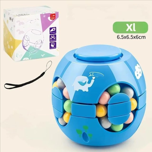 Datgo Magische Bohne Rotierendes Fingerspitzen-Spielzeug Montessori-Puzzlespiel - Bild 1