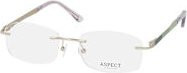 Mister Spex Gilbert 1106 Korrektionsbrille, randlos, rechteckig, silver, Unisex, Metall - Bild 1