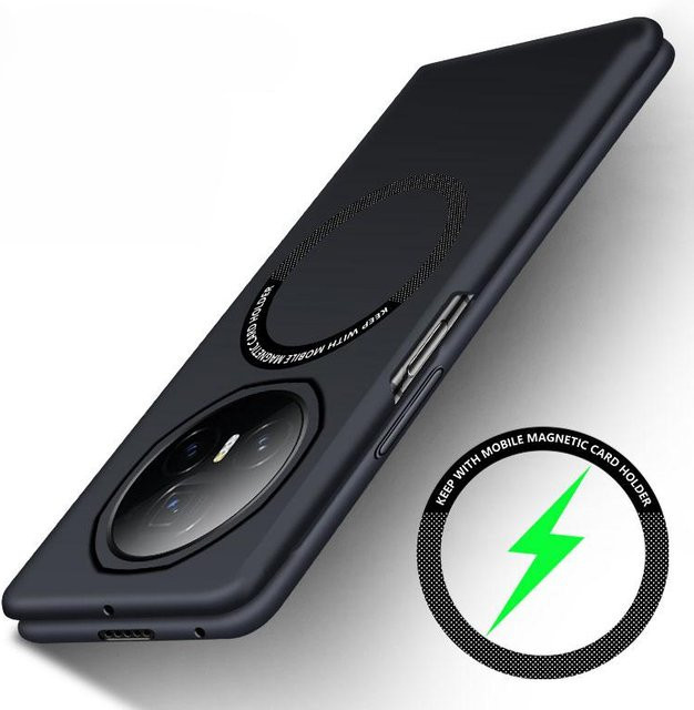 MagSafe kompatible magnetische Schutzhülle für Huawei Honor Magic V3 und Honor Magic V2, ultra-dünne rahmenlose PC-Abdeckung, Schwarz - Bild 1