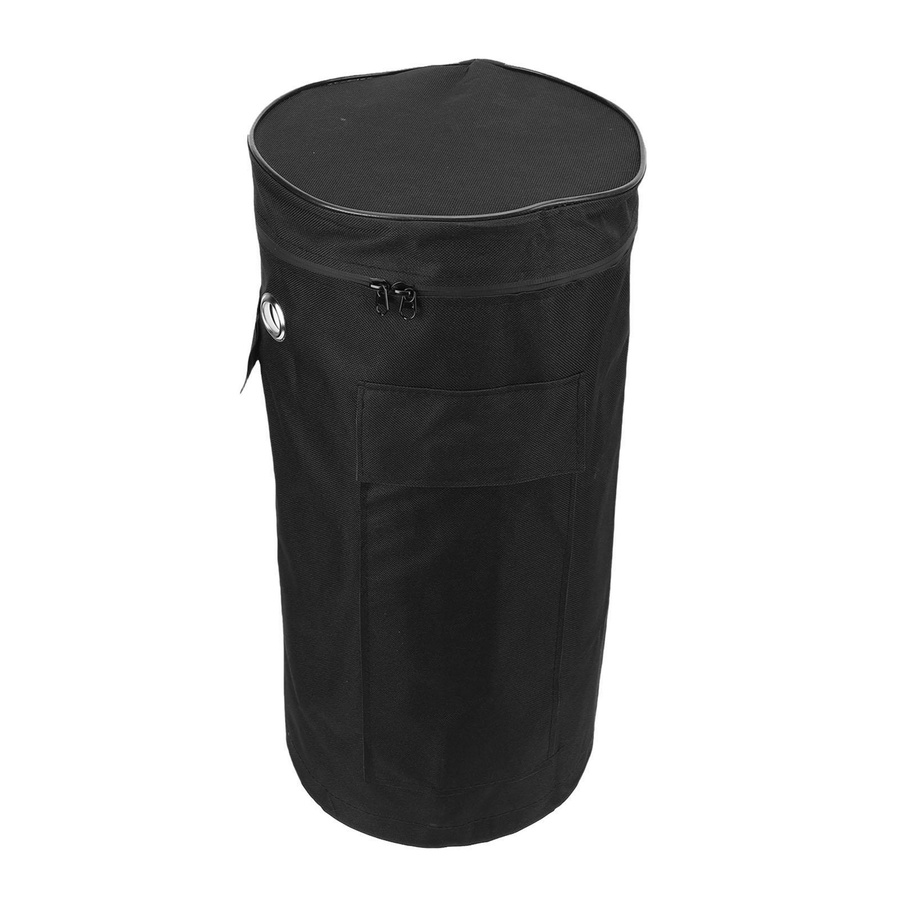 OutsideWorld Gasflaschenabdeckung aus wasserdichtem 600D Oxford-Gewebe in Schwarz für Camping und Outdoor-Grill, Large - Bild 2