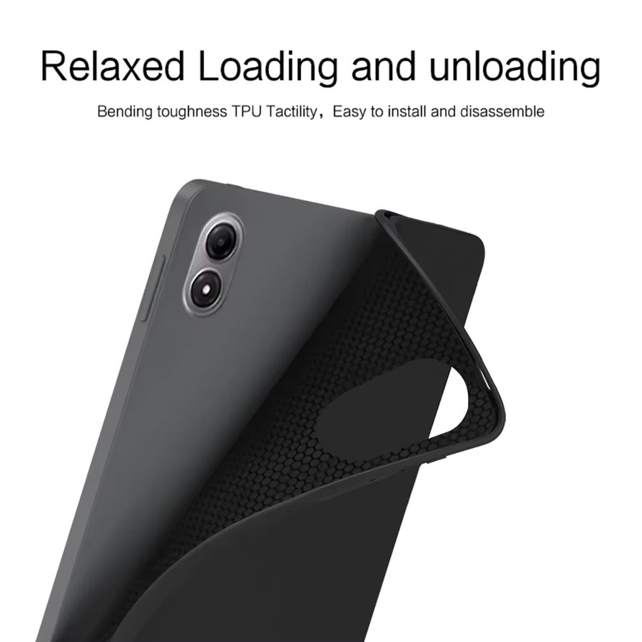 Silikon Schutzhülle für Xiaomi Redmi Pad 2 Pro 2025 12,1 Zoll in Schwarz - Bild 2