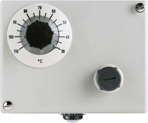 Jumo Doppelthermostat in Weiß aus Kunststoff - Bild 1