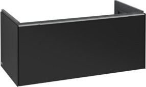 V&B Waschtischunterschrank Subway 3.0 in Blau und Schwarz, B/T/H: 97,3 x 42,9 x 47,8 cm - Bild 1
