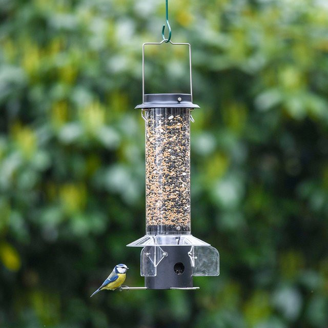 Futtersäule Leto von CJ Wildlife in Schwarz, Höhe: 43 cm - Bild 1
