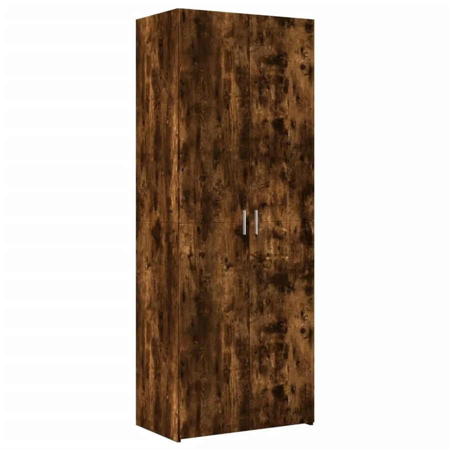 vidaXL Highboard Räuchereiche Modern Braun B: 70 cm, T: 42,5 cm, H: 185 cm - Bild 2