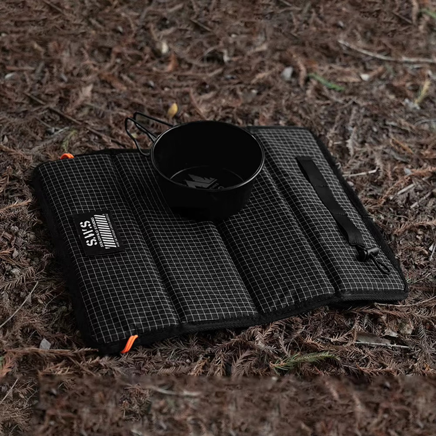 JOCESTYLE Outdoor-Picknick-Sitzmatte in Schwarz, wasserdicht und faltbar, rutschfeste Sitzunterlage für Camping und Strand - Bild 3