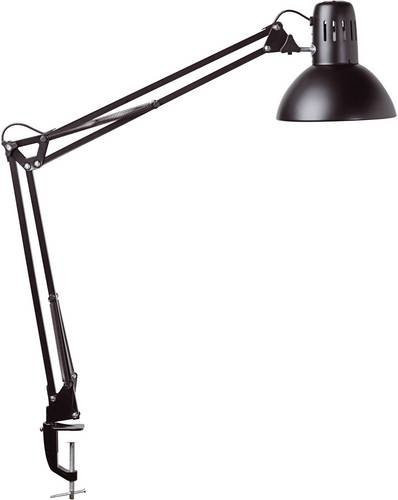 Maul MAULstudy 8230590 Klemmleuchte aus Metall in Schwarz mit E27 Fassung für Energiesparlampen bis 60W - Bild 1