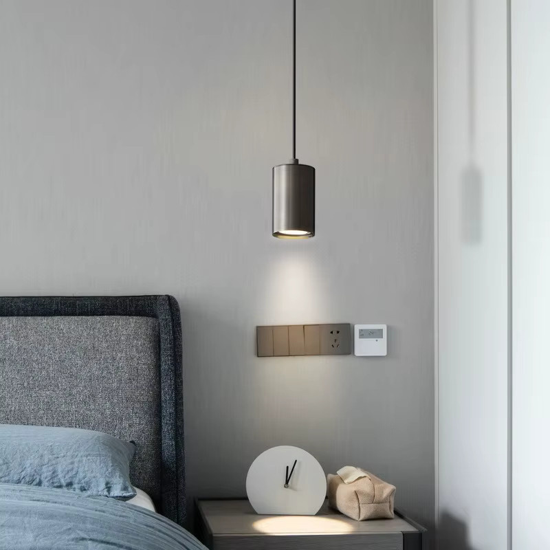 Lava Ball LED Pendelleuchte im Nordic Minimalismus aus Metall in Schwarz für Wohnzimmer, Schlafzimmer und Treppenhäuser - Bild 1