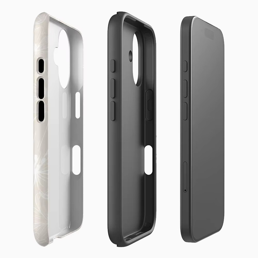 Potdemiel Robuste Handyhülle mit Blumenmuster für iPhone 17 16 15 14 13 Pro Max Plus mit Magnetfunktion - Bild 2