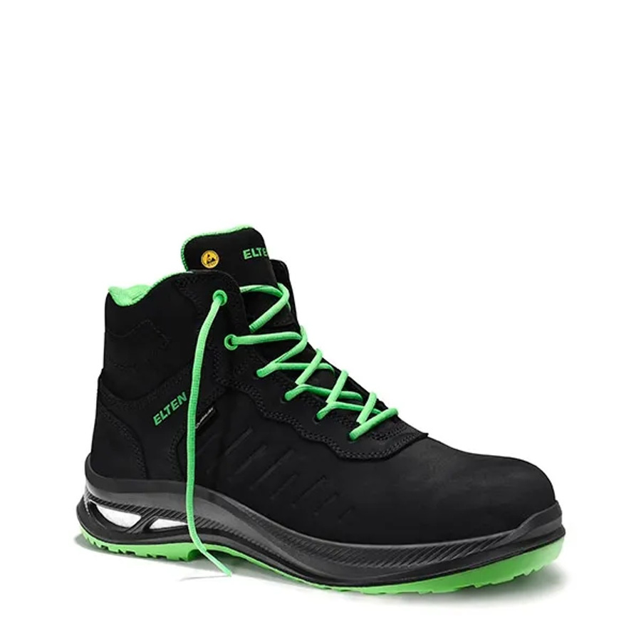 Elten Sicherheitsstiefel Stewart Xxg Pro GTX Nubukleder Black-Green Mid ESD S3 Hi Ci Größe 41 - Bild 2