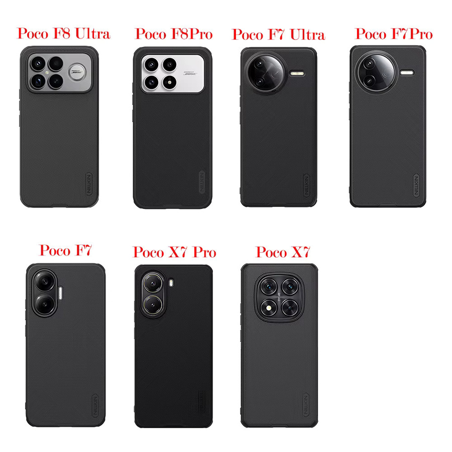 Nillkin Frosted Shield Pro Schutzhülle für Xiaomi POCO F8 Ultra F8 Pro F7 Ultra F7 Pro X7 Pro X7 Super in Schwarz - Bild 2