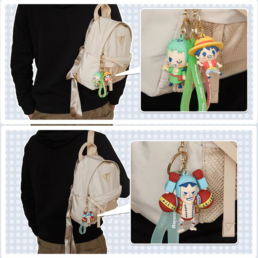 Bandai One Piece Ruffy Schlüsselanhänger, Unisex - Bild 3