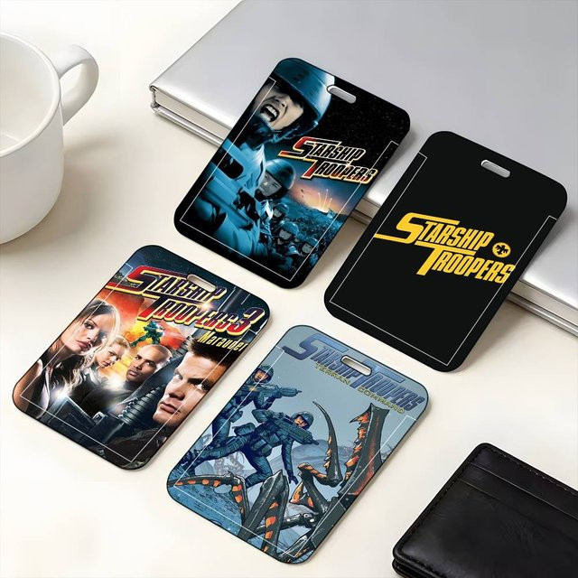 Movie S-Starship T-Troopers Ausweishülle aus Kunststoff für Schulkarten, Zugangskarten und Buskarten - Bild 1
