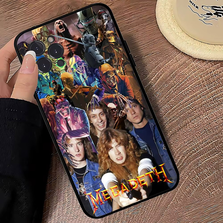 Megadeth Handyhülle aus weichem Silikon für iPhone 11 bis iPhone 17 Pro Plus in Multicolor - Bild 2