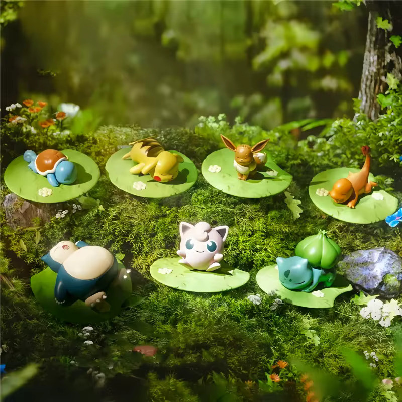 HOLLY BOX Pokémon Pikachu Snorlax Eevee Bulbasaur Jigglypuff Actionfiguren - Bild 2