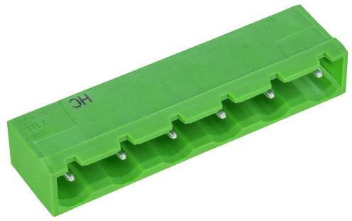 PTR Hartmann Stiftleiste Standard mit 12 Polzahlen und 7,62 mm Rastermaß in Grün - Bild 1