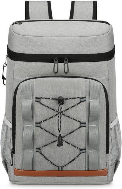 Isolierter Rucksack Kühlbox von Allbestart in Grau, auslaufsicher und wasserabweisend für Picknicks, Reisen und Fitness - Bild 1