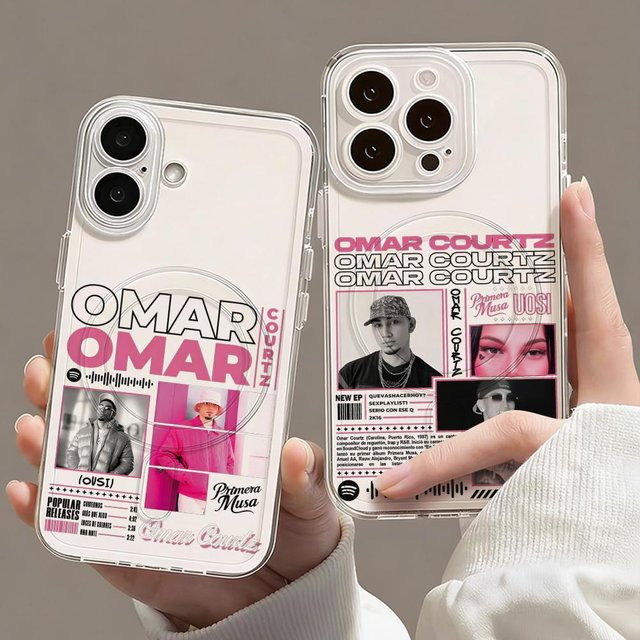 Singer O-Omar Courtz Magnetische Handyhülle für iPhone 17 16 15 14 13 12 Pro Max Plus Transparent und Schlank - Bild 1