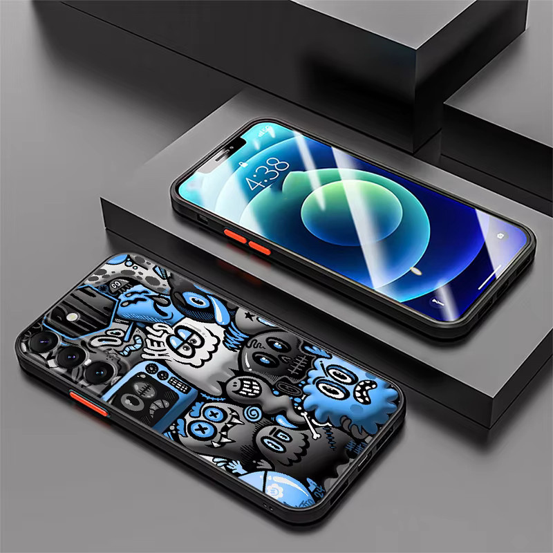 Samsung Handyhülle mit Graffiti-Design in Schwarz für verschiedene Galaxy Modelle - Bild 3