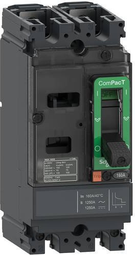 Schneider Electric Kompaktleistungsschalter C16M2TM125 MCB, Grau, 125 A - Bild 1