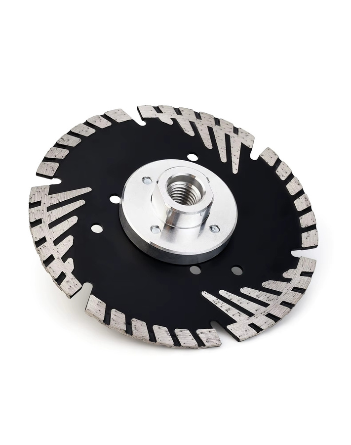 Casaverde Diamant-Turbo-Trennscheibe 125mm Schwarz für Granit, Marmor, Stein und Hartpflaster - Bild 2