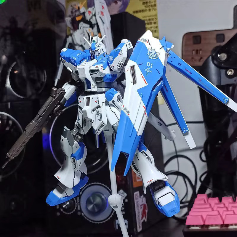Bandai XFS Maßstab HG Hi NU Mecha Bausatz, Roboter Actionfigur - Bild 4