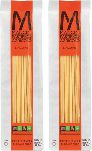 Mancini Linguine Hartweizen 2 x 500 g - Bild 1