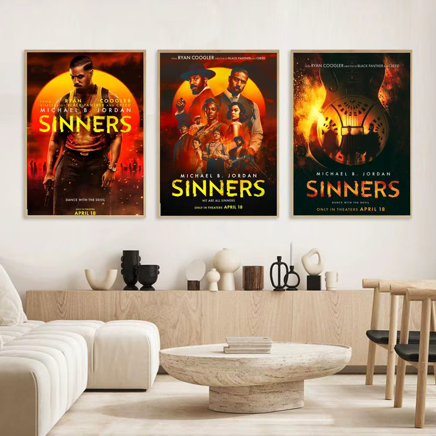 S-Sinners Weltraum Wandkunst Poster Black1 für Zuhause, Büro und Restaurant - Bild 3