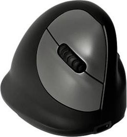 R-Go Tools HE Break Ergonomische Vertikalmaus für Rechtshänder mit Bluetooth und Pausensoftware, Größe L, Schwarz/Silber, 2500 dpi, 5 Tasten - Bild 2