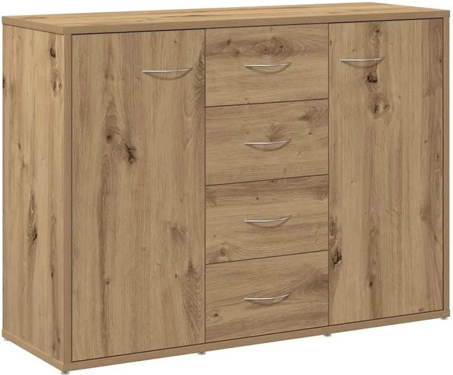 vidaXL Sideboard Artisan-Eiche minimalistisch aus Holzwerkstoff B/T/H: 88 x 30 x 64 cm - Bild 1