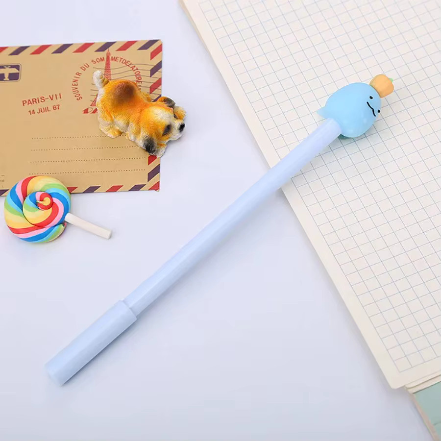 10 Stück kreative Tierfrucht Gelstifte in Schwarz und Orange, koreanische Version auf Wasserbasis - Bild 2