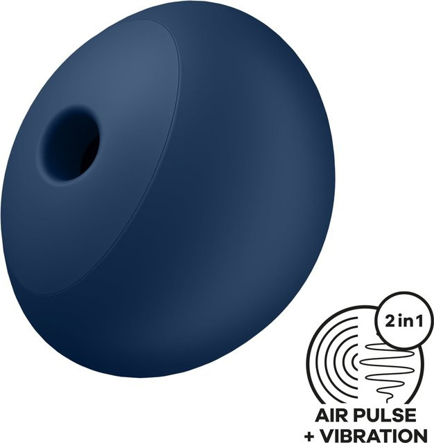 Satisfyer Air Power 4 Liebeskuss in Blau, Durchmesser: 8,5 cm - Bild 1