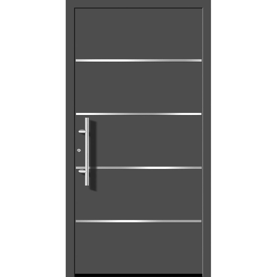 Aluminium-Haustür Splendoor Moderno in Anthrazit Metallic, Anschlag Links, B: 110 cm, H: 210 cm - Bild 2