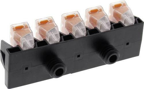 Wiska SP-KT407 SDK5 Schraublose Dosenklemme in Schwarz, 5-polig, flexibel -2.5mm² und starr 0.5-2.5mm² - Bild 1