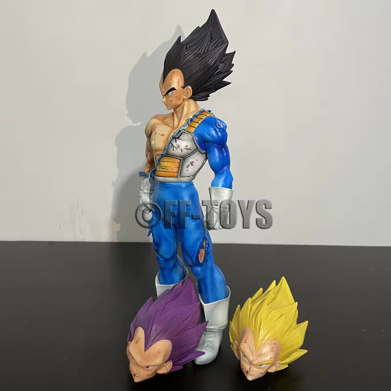Bandai Dragon Ball Ultra Ego Vegeta Actionfigur mit austauschbaren Köpfen, mehrfarbig, Höhe: 31 cm - Bild 4