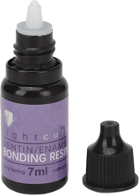 Zahndekoration Kleber mit UV-Lampe, 2 Stück, 7 ml, Black - Bild 1