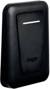 Hager XVS121 Deckplatte in Schwarz - Bild 1