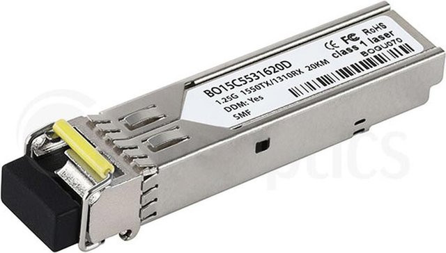 BlueOptics SFP-BIDI-1550-BO Netzwerk-Transceiver-Modul Faseroptik 1250 Mbit/s in Silber - Bild 1