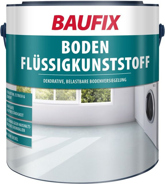 Baufix Boden-Flüssigkunststoff wasserbasiert, Sandgelb, 5 l - Bild 1