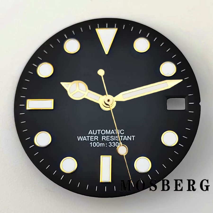 miuksi Uhrenzifferblatt, Schwarz, 28,5 mm, Unisex - Bild 2