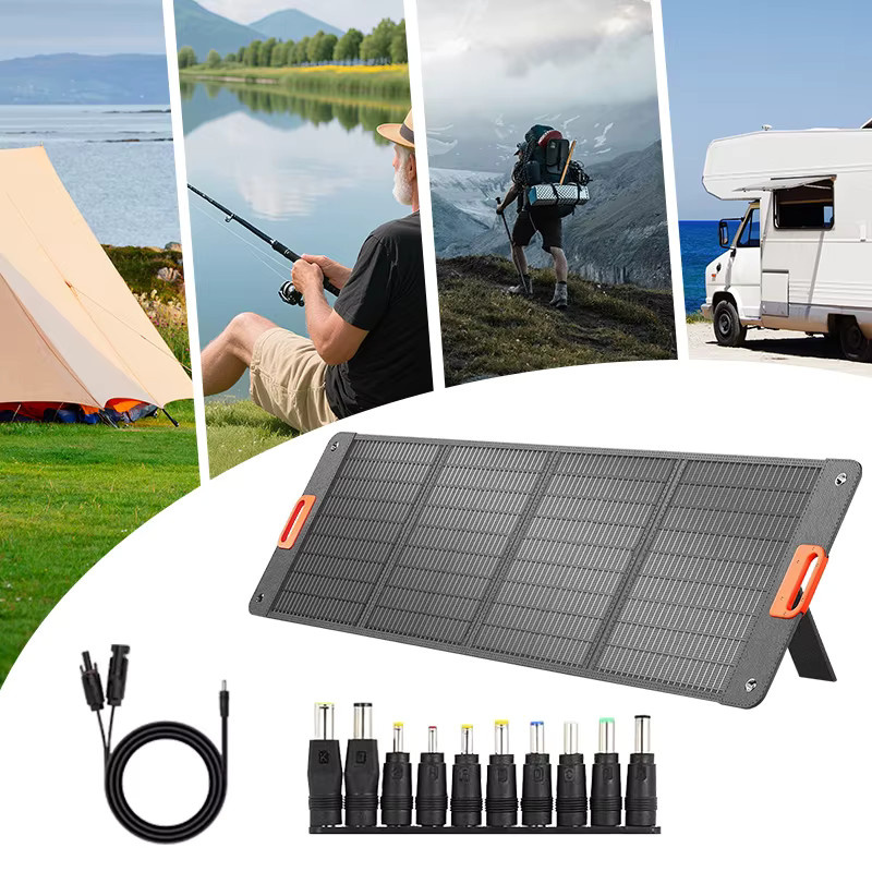 CHUBAN Flexibles Solarpanel 210 W, Monokristallines Silizium, Wasserdicht IP68, Schwarz - Bild 6