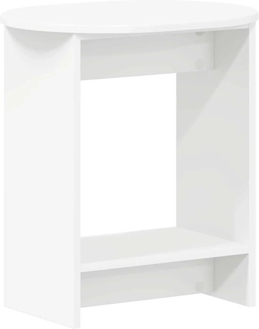 vidaXL Beistelltisch Weiß Modern B/T/H: 50 x 39,5 x 55 cm - Bild 1