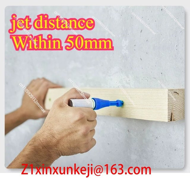 MLHJ Tiefloch-Sprühmarker-Stift mit Innenlochpositionierung und Druckmechanismus in Blau - Bild 1