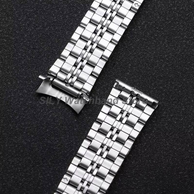 asukaband Uhrenarmband Edelstahl, Silber, Faltschließe - Bild 3