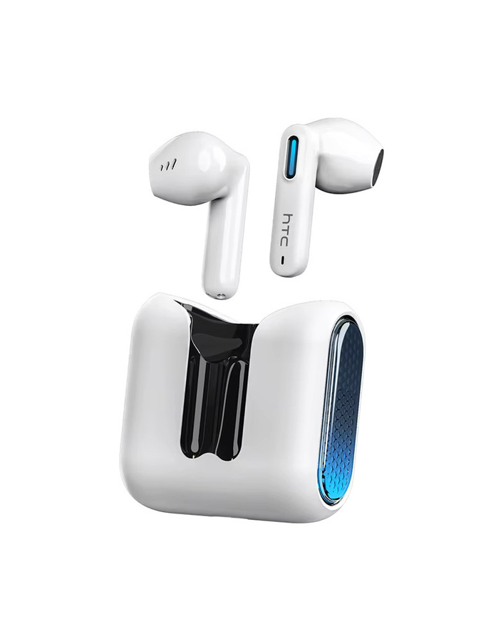 HTC NE49 TWS Kabellose Bluetooth-Kopfhörer in Weiß mit geringer Latenz, KI-Übersetzung und HiFi-Stereoklang für Gaming und Alltag - Bild 5