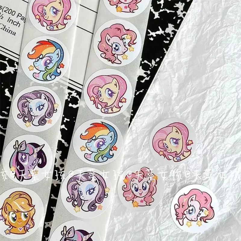 Hasbro My Little Pony Aufkleber, 500 Stück, PVC, multicolour - Bild 3