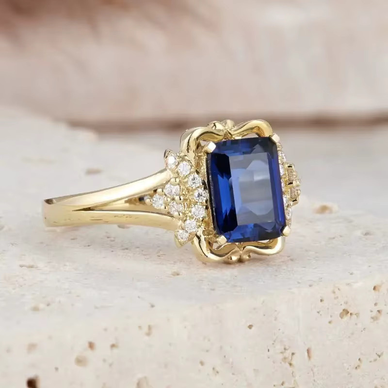 Huitan Damenring, Gold, Zirkonia, Damen - Bild 2