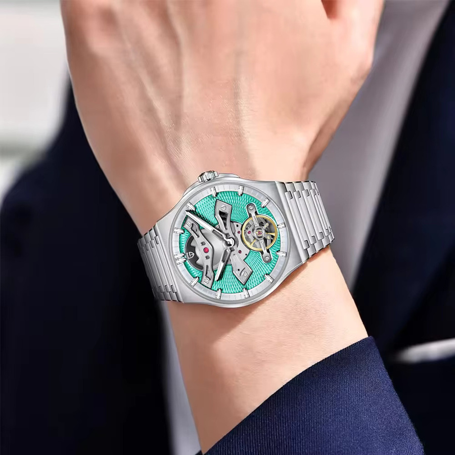 Pagani Design Armbanduhr, Automatik, Edelstahl, Saphirglas, 42 mm, Herren - Bild 3